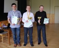10.Turnyro nugalėtojai - M.Limontas, Vidm.Satkus, V.Kopilis.